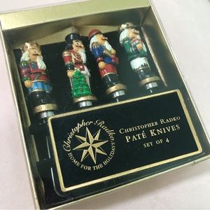 Radko holiday pate’ knives